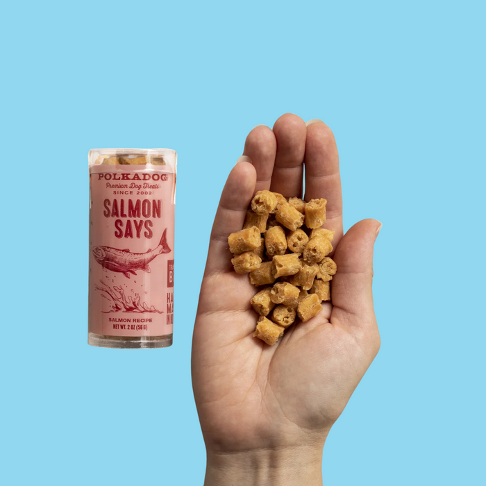 Polkadog Salmon Says Training Bits 8oz