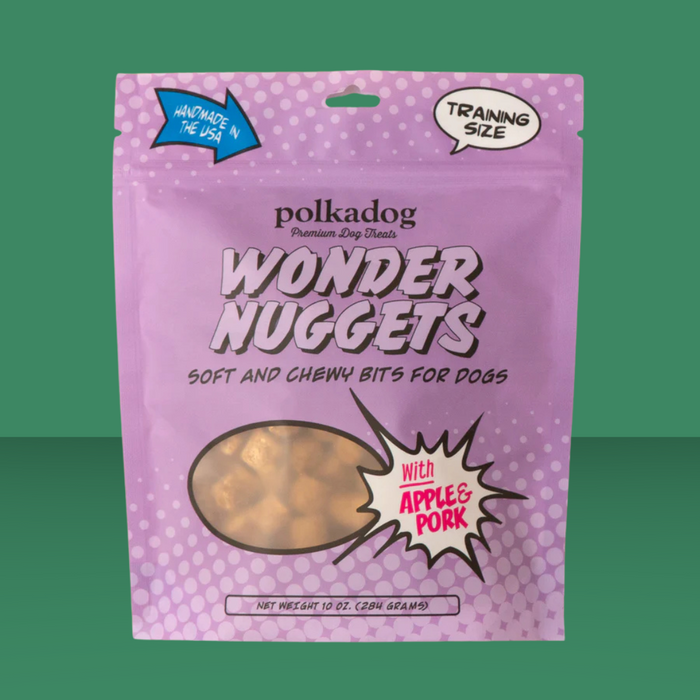 Polkadog Wonder Nuggets Pork & Apple 10oz