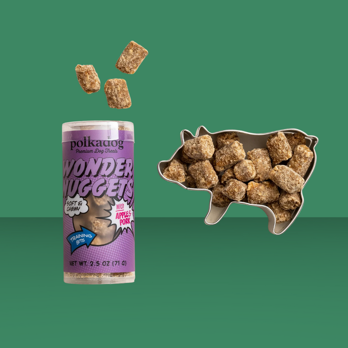 Polkadog Wonder Nuggets Pork & Apple 10oz