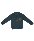 polo l/s plastic pocket - navy