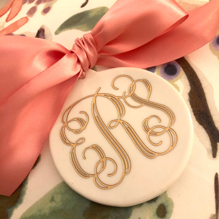 Porcelain Gilded Ornament