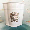 Porcelain Waste Paper Basket