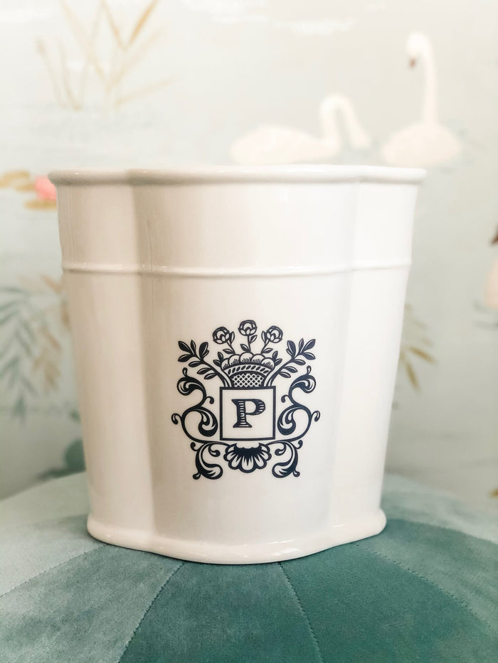 Porcelain Waste Paper Basket
