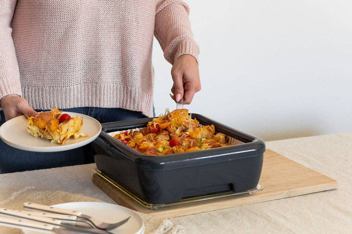 Premium Set - Pan Frame w/ Lid & Gel Pack - Charcoal