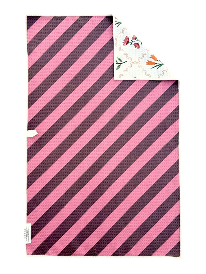 Pressed Petals: Reversible Hand Towel & Washcloth