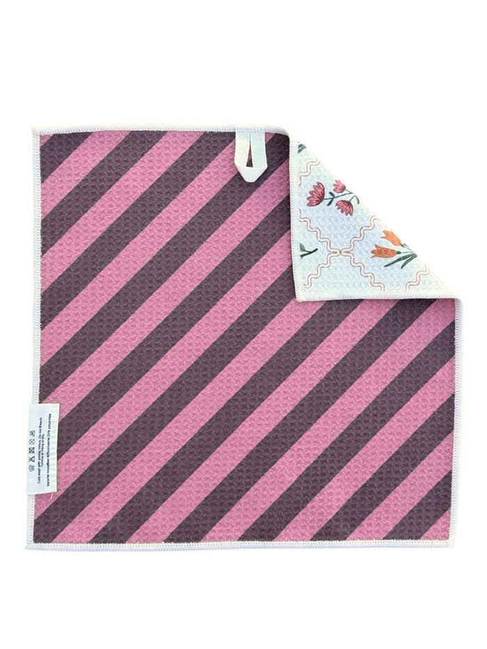 Pressed Petals: Reversible Hand Towel & Washcloth