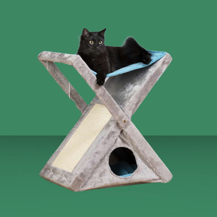 Prevue Pet X-tra Fun Kitty Center Blue