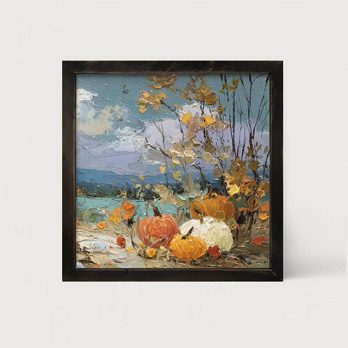 Pumpkin Country - Small Pumpkins along Path