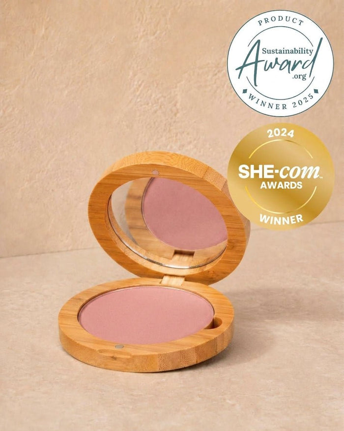 Pure Pressed Mineral Blush in Bamboo Refillable Compact - Scoop Whole Beauty - Blusher