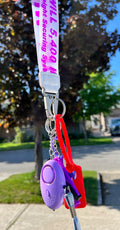 Purple Essential Self-defence Keychain