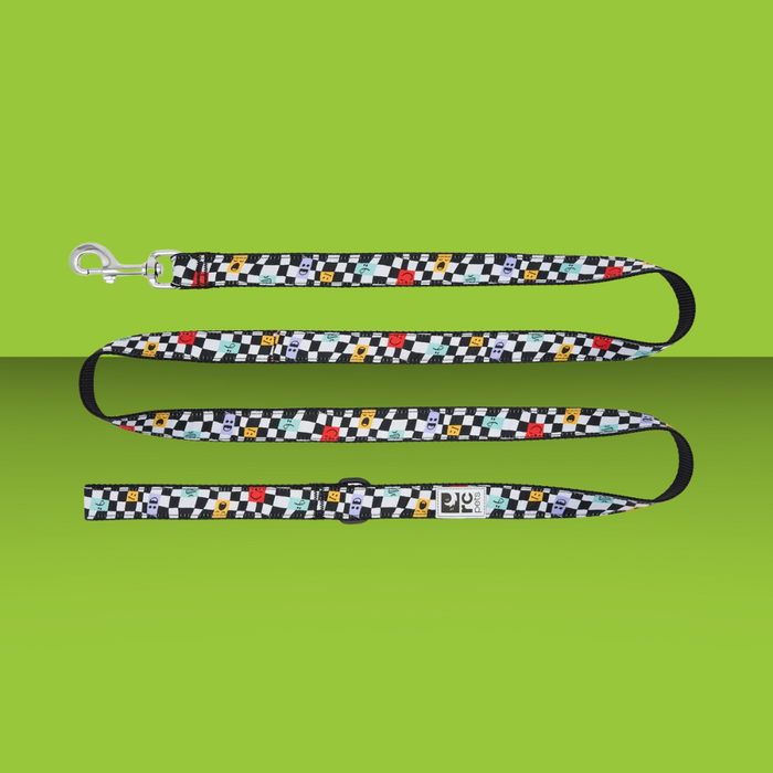RC Pet Leash 1" Checkerboard 6'