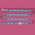RC Pet Leash 1" Fresh Tracks Blue 6'