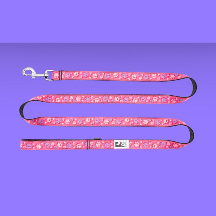 RC Pet Leash 1" Fresh Tracks Pink 6'