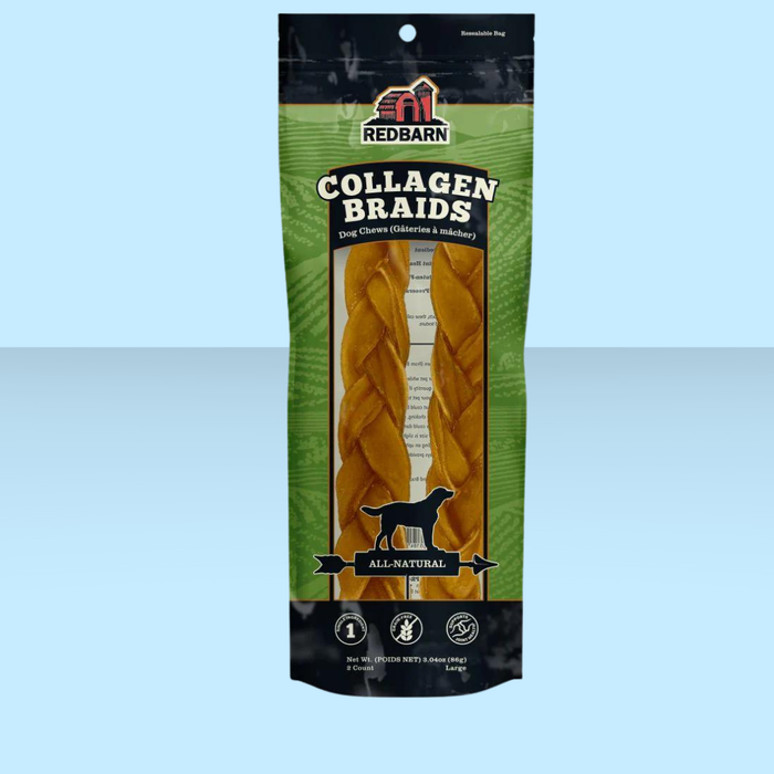 RedBarn Collagen Braid Large 2 Pack