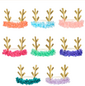Reindeer Fringe Antler Headbands (x8)