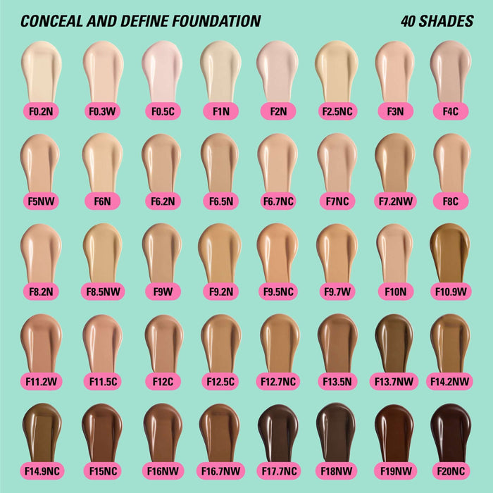 Revolution Conceal & Define Soft Matte Tube Foundation F8C 23ml