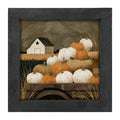 Rustic Wagon with Pumpkins - Framed Art