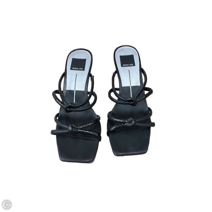 Sandals Heels Block By Dolce Vita In Black, Size: 7.5