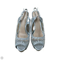 Sandals Heels Stiletto By Cmc In Silver, Size: 11