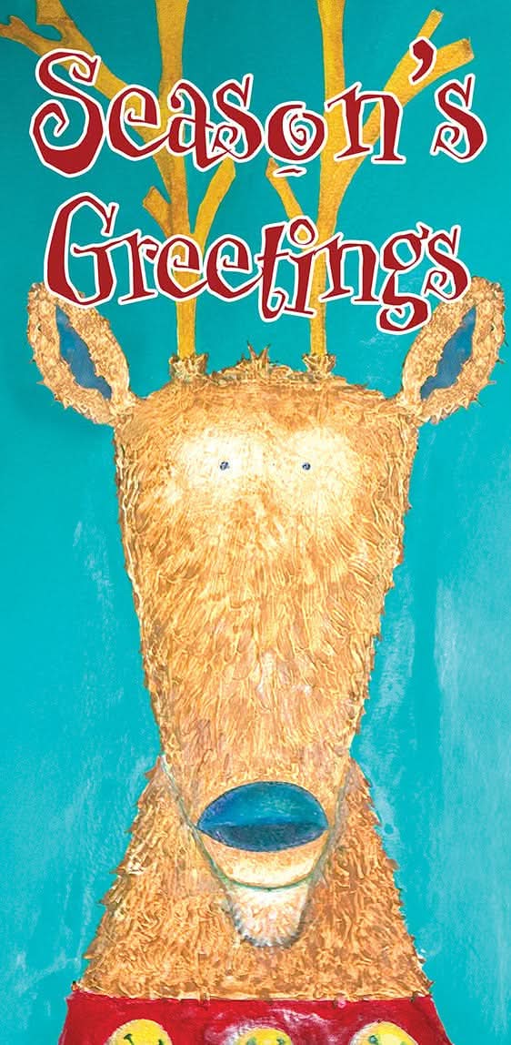 Santa's Friend Single Vinyl Banner Dekra-Lite