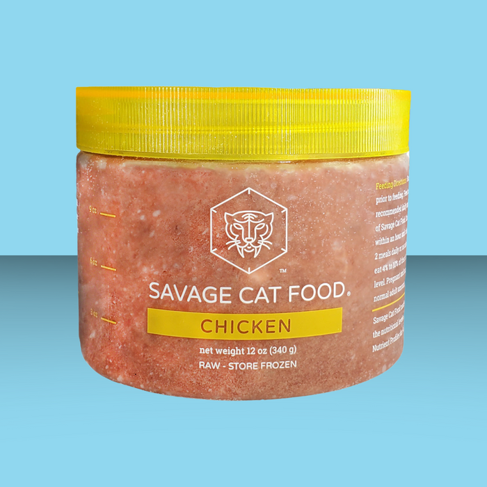Savage Cat Chicken Tub 12oz