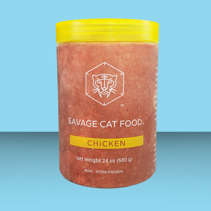 Savage Cat Chicken Tub 24oz