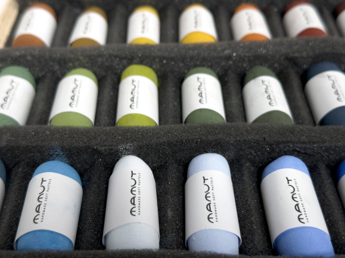 Set of 21 Handmade Pastels