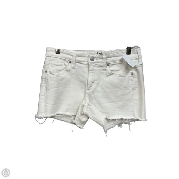 Shorts By Universal Thread In White Denim, Size: 6