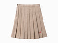 skirt heavy corduroy pleated - oatmilk