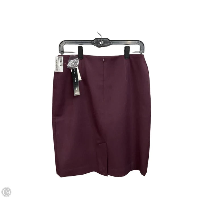 Skirt Midi By B Moss In Maroon, Size: 8