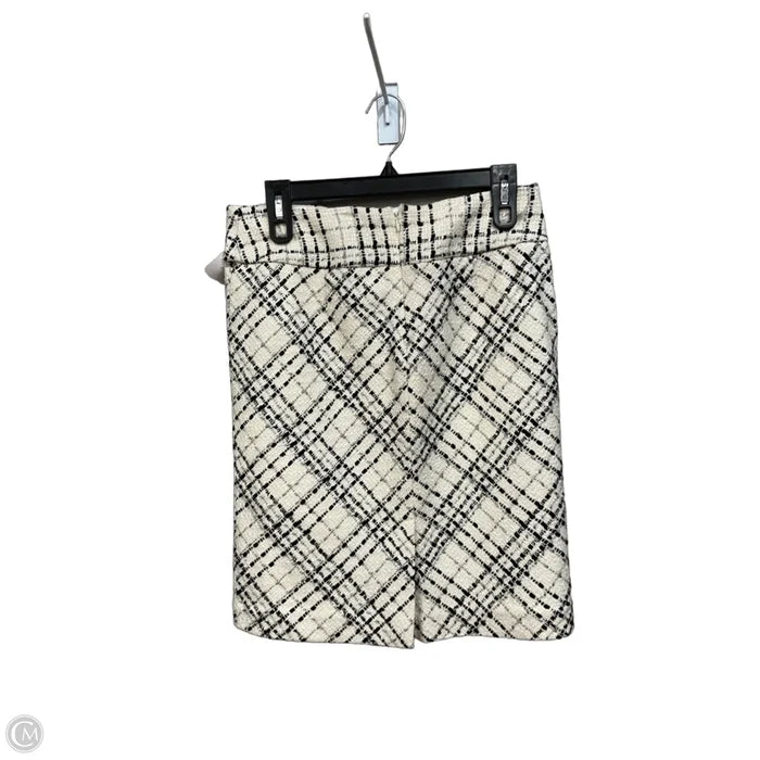 Skirt Midi By White House Black Market In Black & White, Size: 4