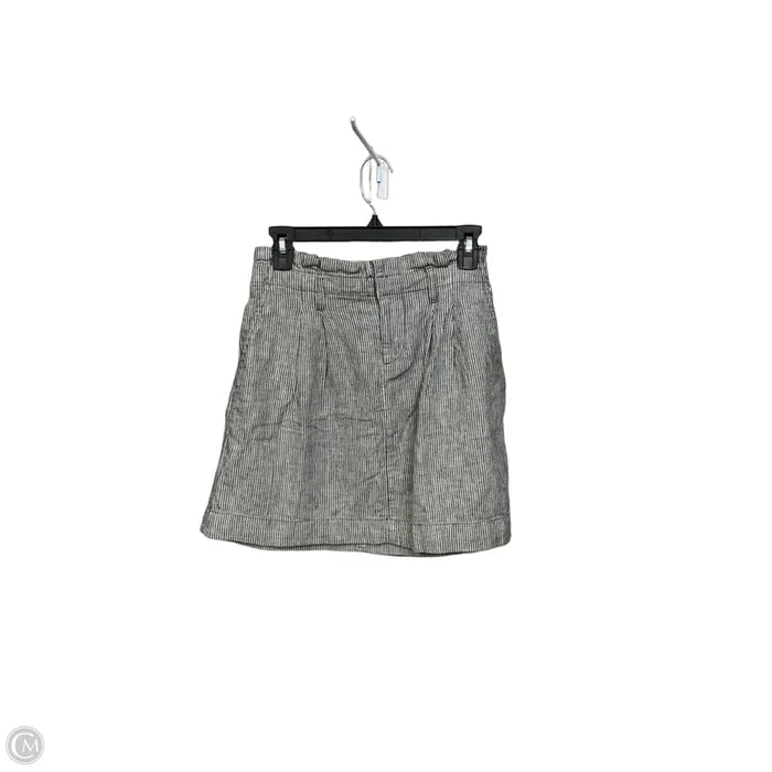 Skirt Mini & Short By Loft In Striped Pattern, Size: 0