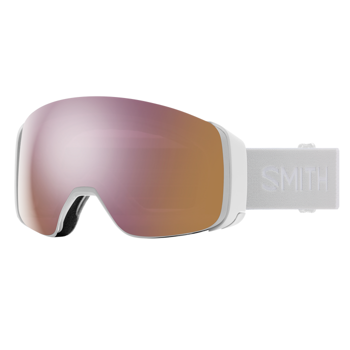 Smith 4D MAG Low Bridge Fit - White Vapor | ChromaPop Everyday Rose Gold Mirror