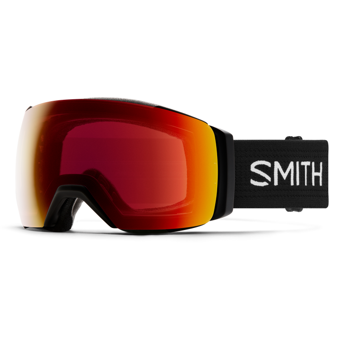 Smith I/O MAG XL - Black | ChromaPop Sun Red Mirror