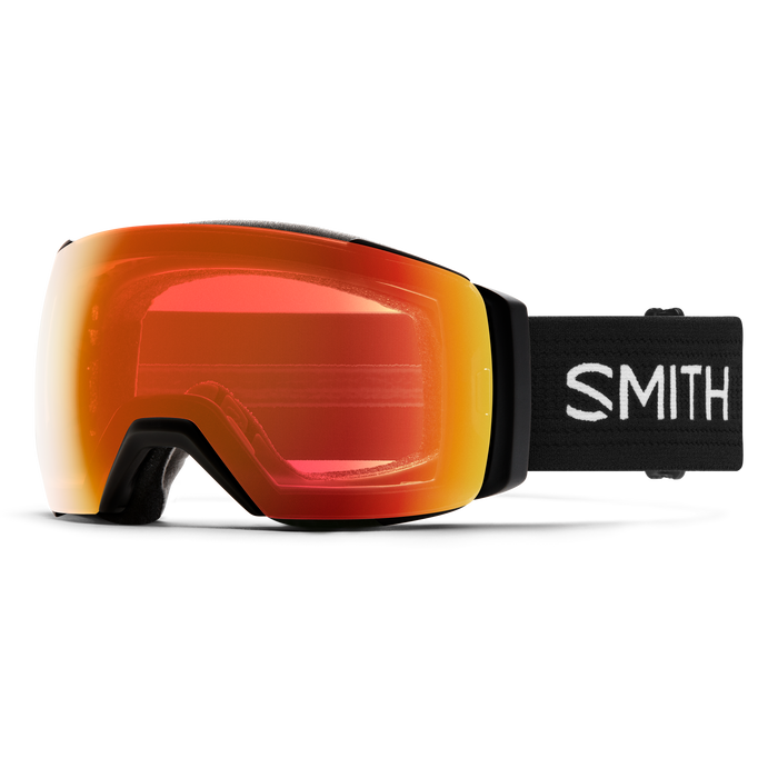 Smith I/O MAG XL - Black | ChromaPop Everyday Red Mirror