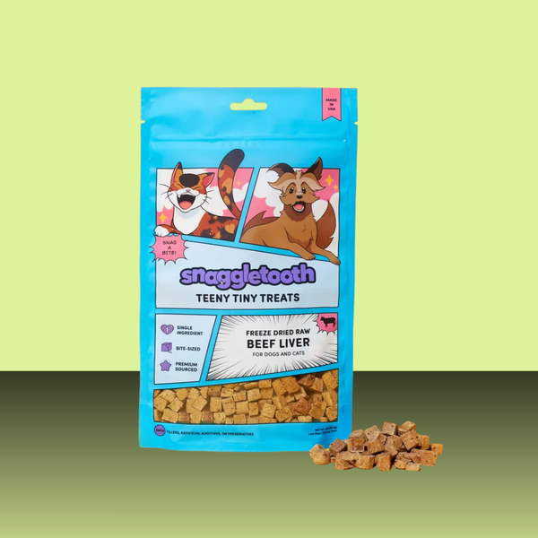 Snaggletooth Teeny Tiny Beef Liver 2oz