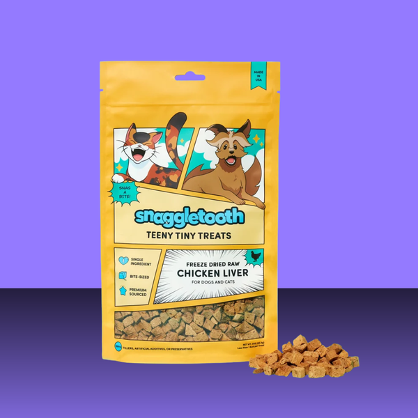 Snaggletooth Teeny Tiny Chicken Liver 2oz