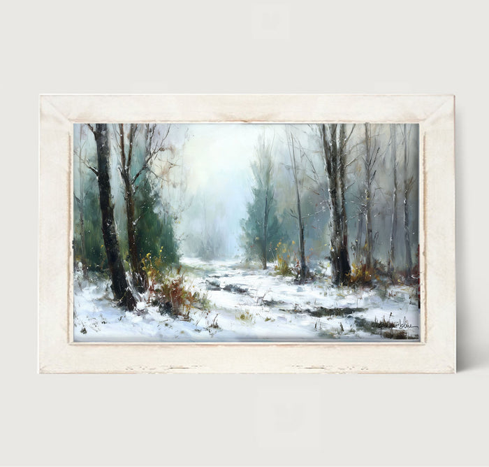 Snowy Forest - Framed Art