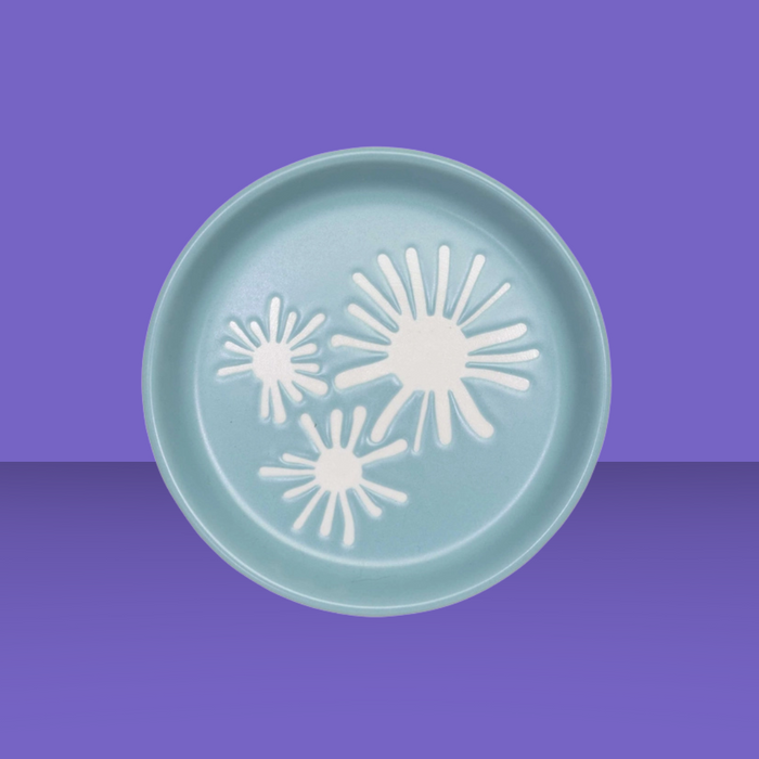 Speckle and Spot Mini Pet Bowl Dandelions