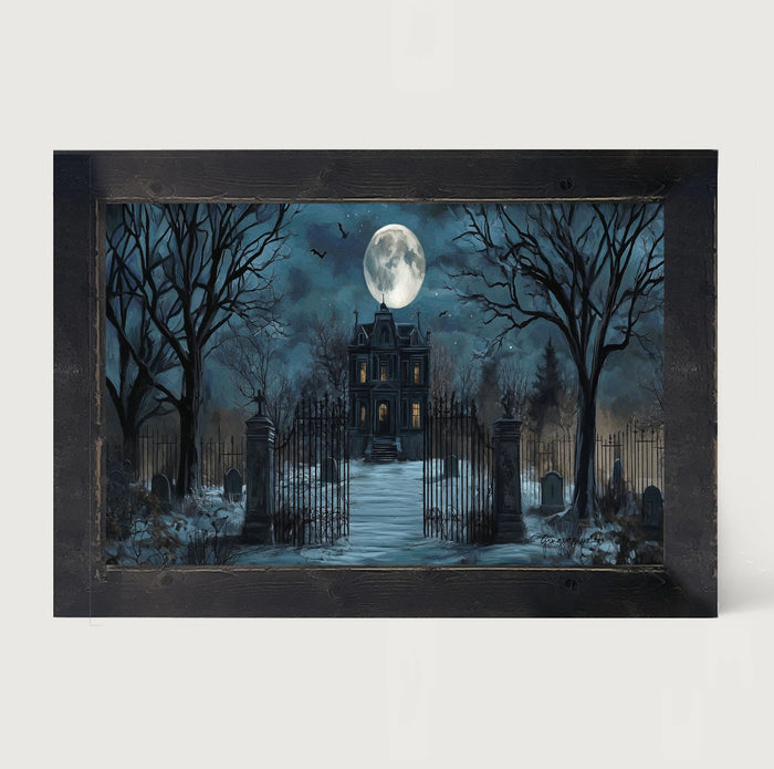 Spooky Manor - Framed Art