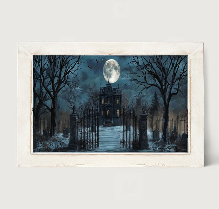Spooky Manor - Framed Art