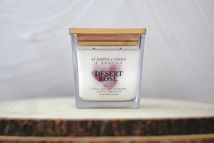 St. Johns Candles Desert Rose