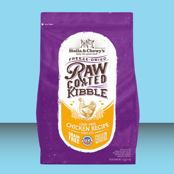 Stella & Chewy's Cat Raw Coated Kibble Chicken 10#