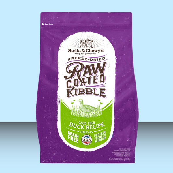 Stella & Chewy's Cat Raw Coated Kibble Duck 5#