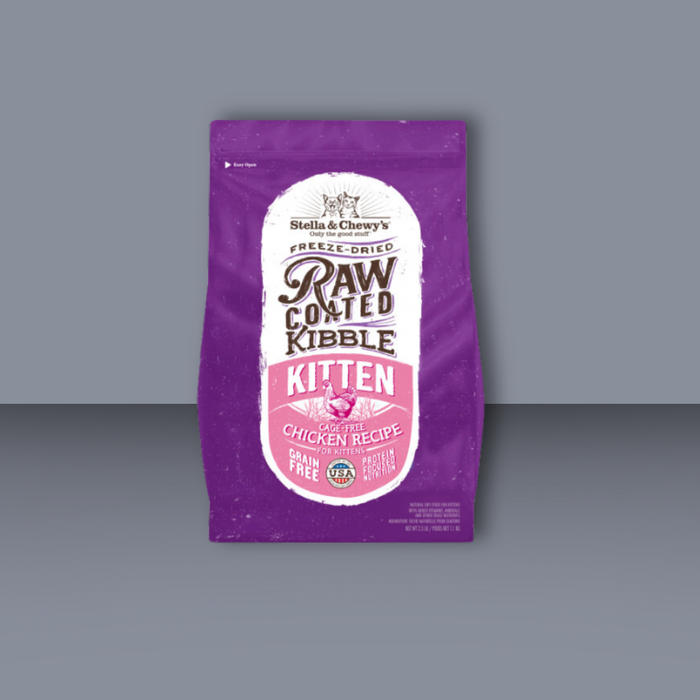 Stella & Chewy's Cat Raw Coated Kibble Kitten Chicken 2.5#