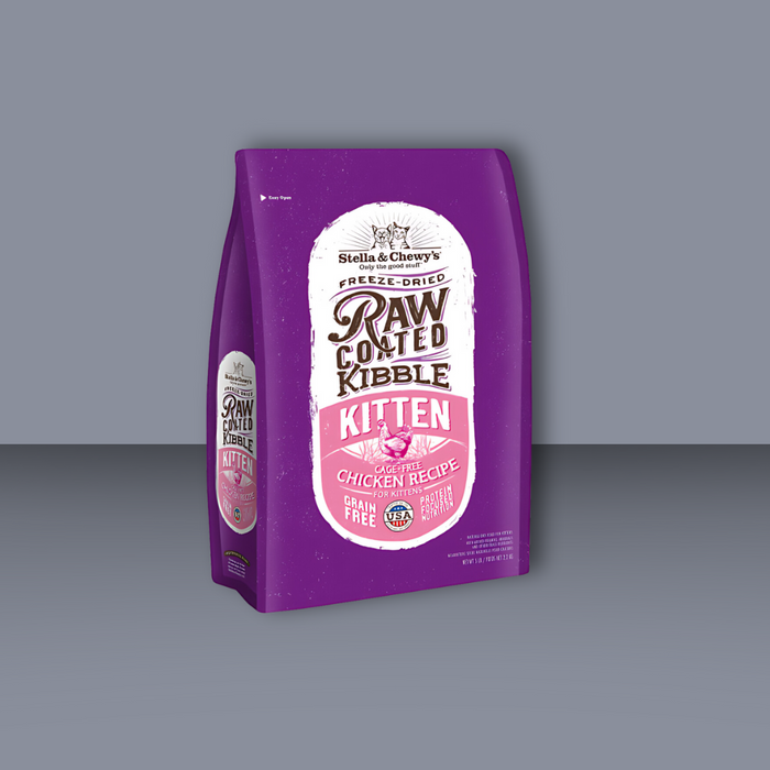 Stella & Chewy's Cat Raw Coated Kibble Kitten Chicken 5#