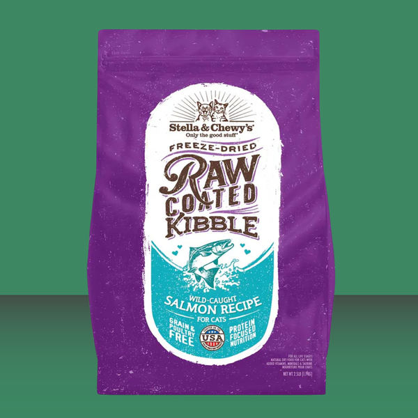 Stella & Chewy's Cat Raw Coated Kibble Salmon 5#