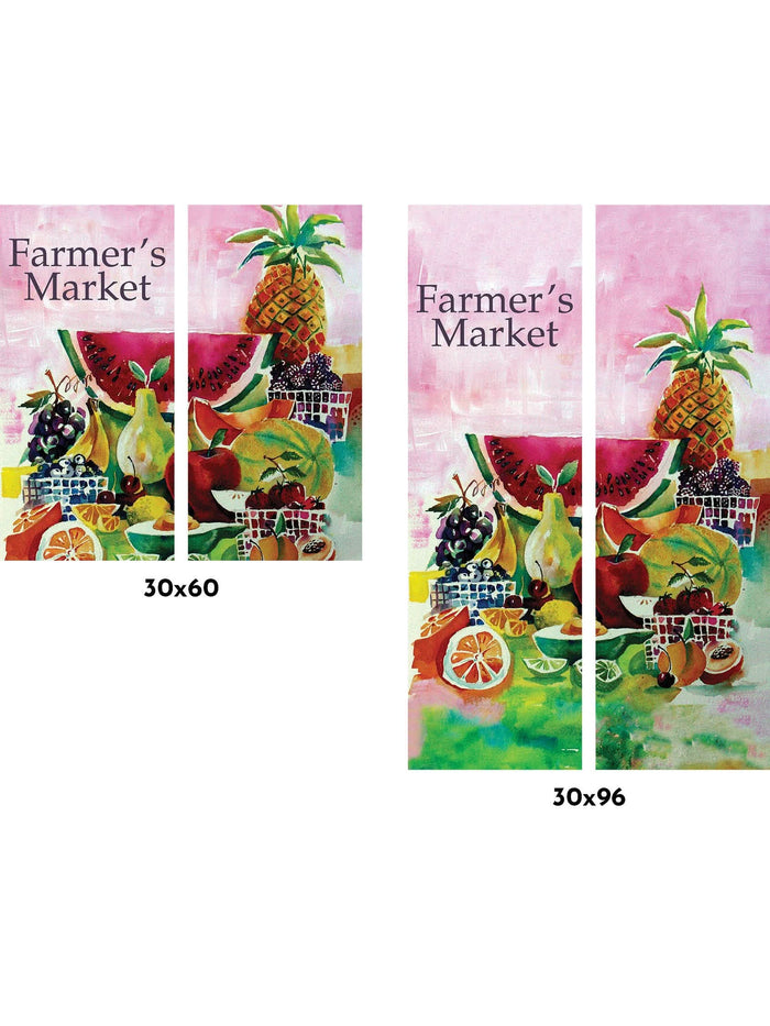 Summer Fruit Double Vinyl Banner Set Dekra-Lite