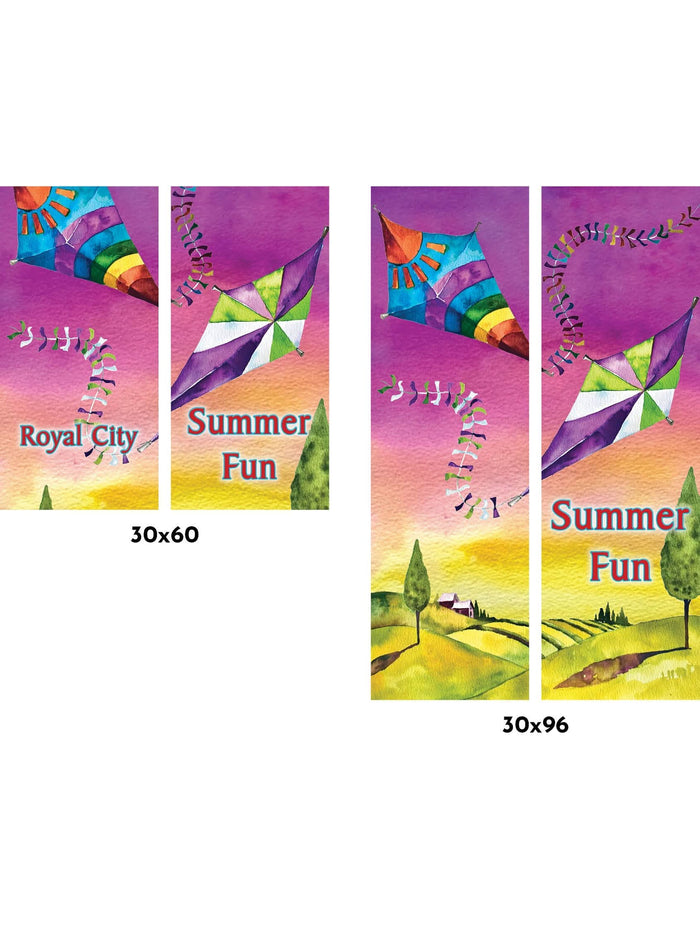 Summer Kite Double Vinyl Banner Set Dekra-Lite