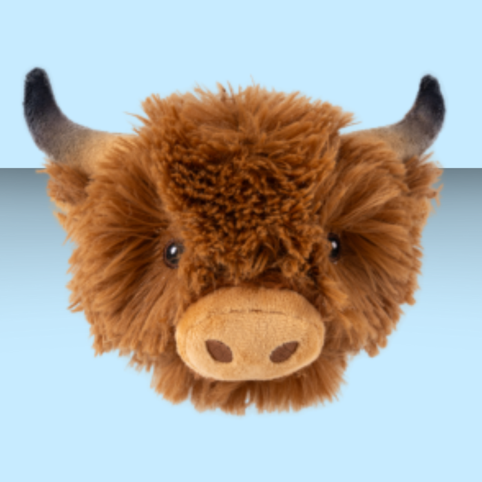 Tall Tails 2 in 1 Highland Cow Head 4"